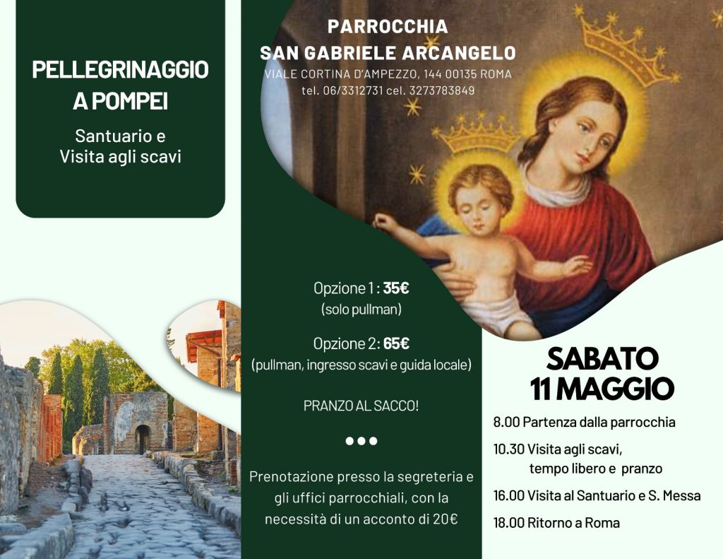 Immagine per 11 maggio - Pellegrinaggio a Pompei